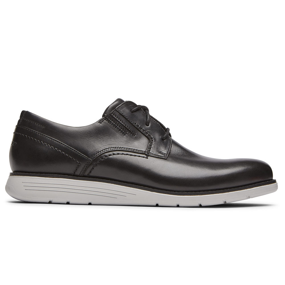 Sapatos Sociais Rockport Homem Pretas - Total Motion Sport Plain Toe - 57384YGAJ